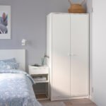 Kleppstad Schrank Mit 2 Türen, Weiß, 79X176 Cm – Ikea Deutschland With Kleiner Kleiderschrank Ikea