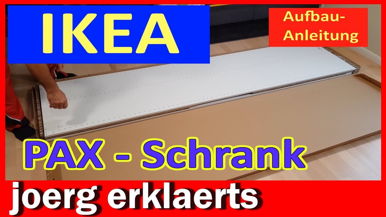 Montageanleitung Ikea Pax Schlafzimmer Schrank Aufbau Komplement throughout Pax Kleiderschrank Anleitung