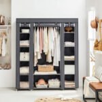 Songmics Kleiderschrank Mit Kleiderstange 12 | Kaufland.de throughout Kleiderschrank Mit Kleiderstange